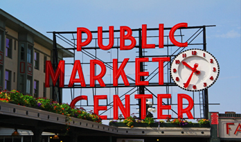 pike place market - downtown seattle attractions